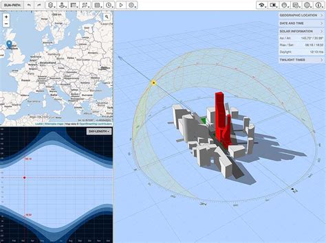 3d sun path|Shadowmap .